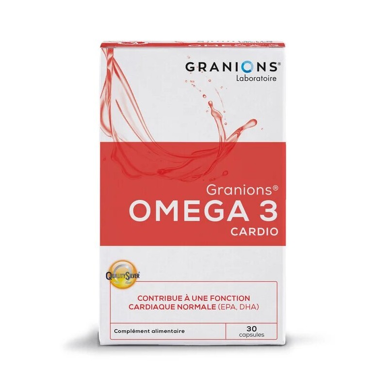 GRANIONS Omega 3 Cardio | 30 gélules