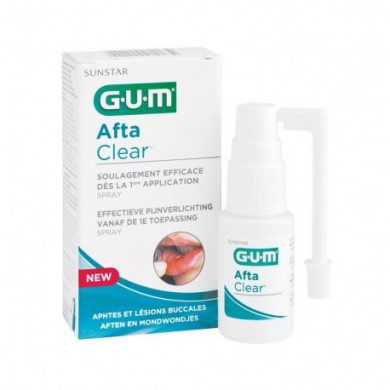 GUM AFTACLEAR SPRAY APHTES ET LESIONS BUCCALES 15ML REF 2420 Parapharmacie prix Maroc