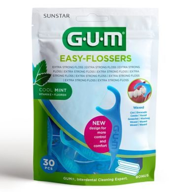GUM EASY FLOSSERS MENTHOLE CIRE20 CURE DENT+FIL PRET A L'EMPLOI REF 890 Parapharmacie prix Maroc