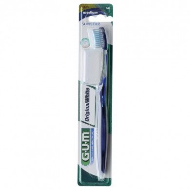 GUM BROSSE A DENTS ORIGINAL WHITE MEDIUM COMPACTE REF 563 Parapharmacie prix Maroc