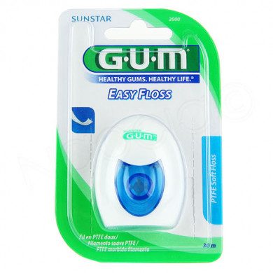 GUM EASY FLOSS FIL EN PTFE ULTRA RESISTANT ESPACE TRES ETROITS REF 2000 Parapharmacie prix Maroc