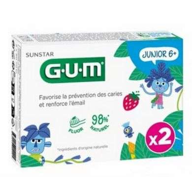 GUM JUNIOR 6+ PACK 2 DENTIFRICES prix Maroc