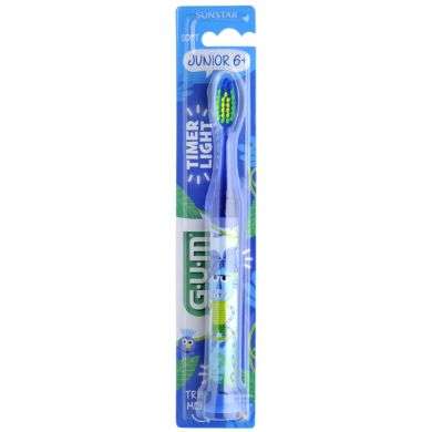 GUM JUNIOR LIGHT UP 1 MINUTE BROSSE A DENTS SOUPLE Parapharmacie prix Maroc