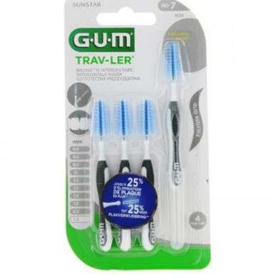 GUM MANCHE PAR 4 UNITES AVEC BROSSETTE LARGE 2.6MM REF 1619 prix Maroc