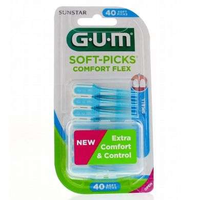 GUM SOFT PICK COMFORT FLEX SMALL 40 UNITES REF 659 prix Maroc