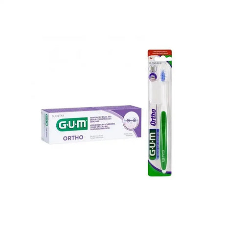 GUM PACK DENTIFRICE ORTHO 75ML + BROSSE A DENTS prix Maroc