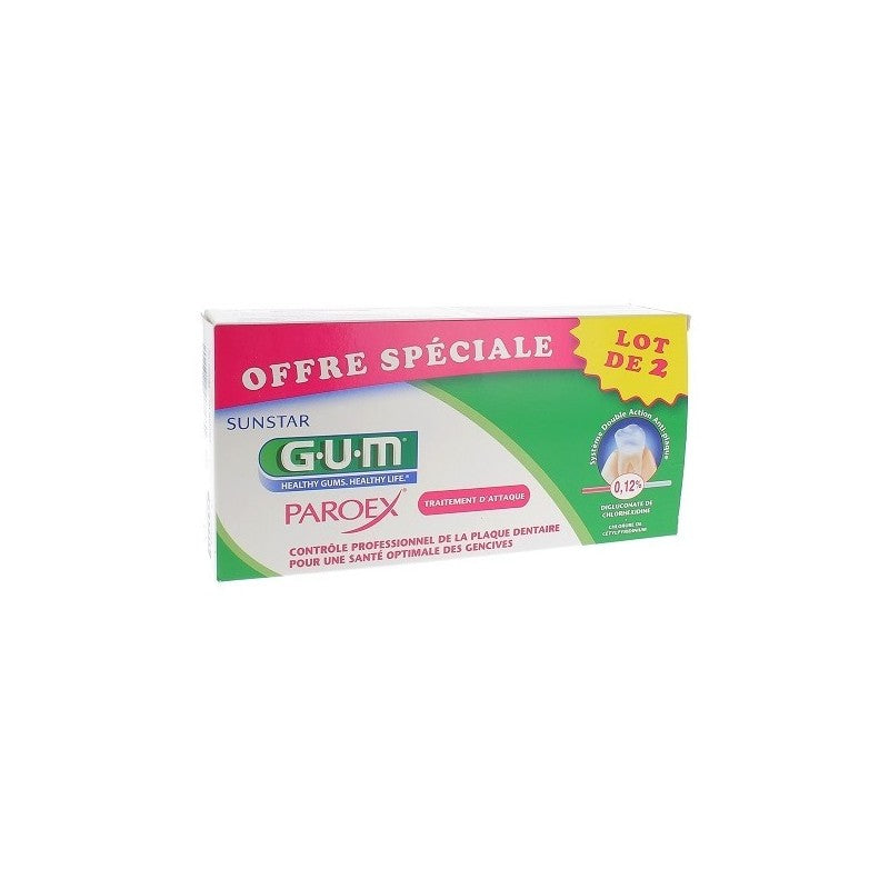 Gum Paroex Pack Duo Dentifrice 75ml*2