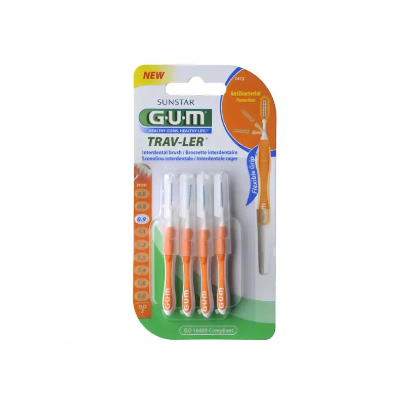 GUM TRAV-LER BROSSETTE PROXAPROSS 0.9MM REF 1412 - prix Maroc