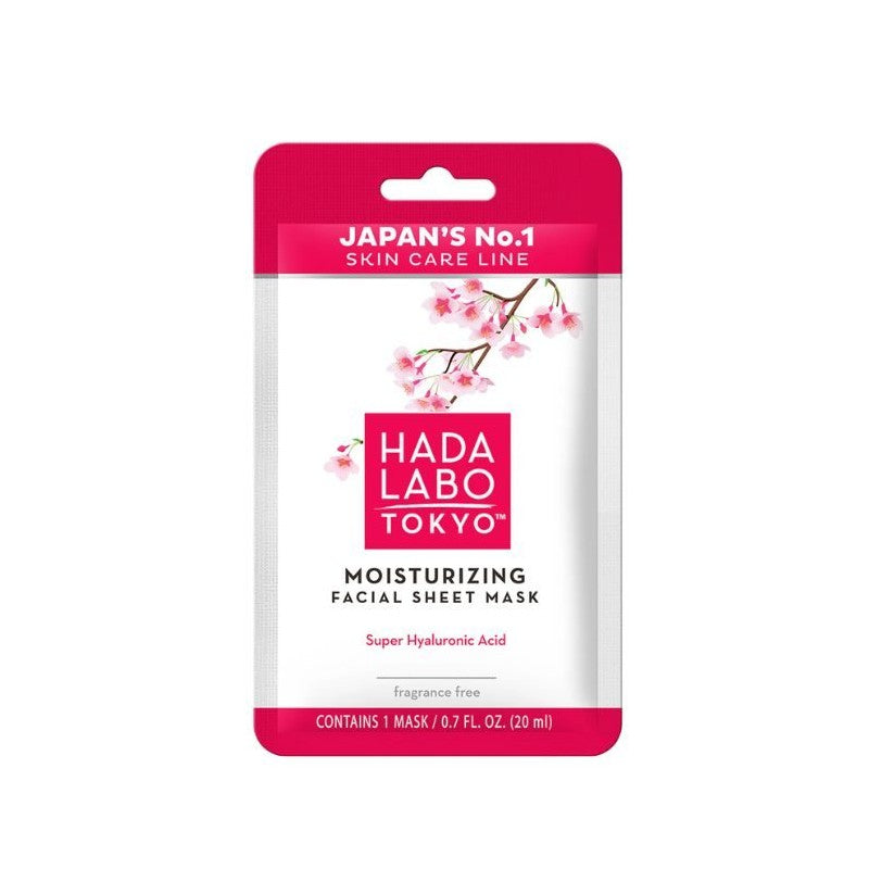 HADA LABO TOKYO JAPAN'S N°1 SKIN CARE LINE MASQUE TISSUS HYDRATANT INTENSIF SUPER HYALURONIC ACID 20ML