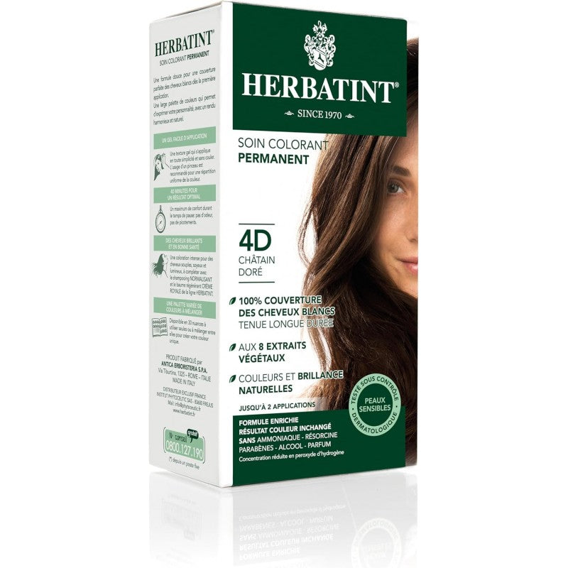 HERBATINT CHATAIN DORE 4D prix Maroc