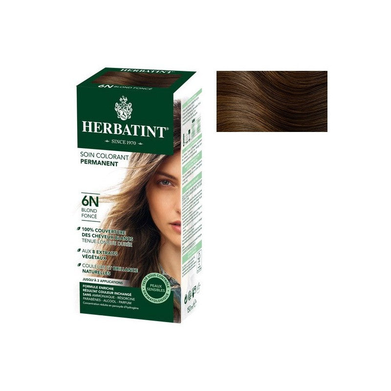 Herbatint- Coloration Cheveux Naturelle 6N Blond Foncé - 150ml