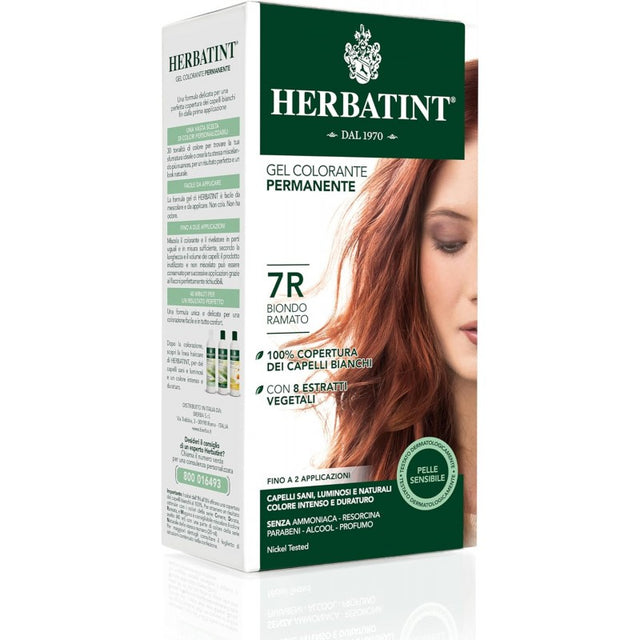 HERBATINT GEL COLORANT PERMANENT BLOND CUIVRE N7R prix Maroc