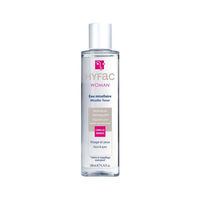 Hyfac Woman Eau micellaire Nettoyante et Démaquillante – 200 ml