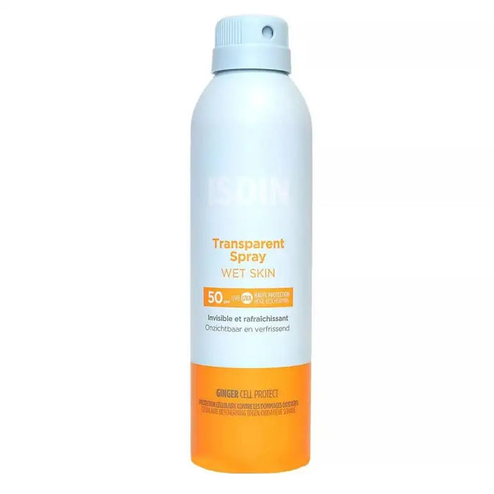 Isdin Fotoprotecteur Transparent Spray Wet Skin SPF 50+ 200 ml