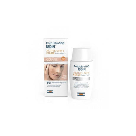 ISDIN FOTOULTRA Active Unify fusion fluide color spf 50 + | 50 ml prix Maroc