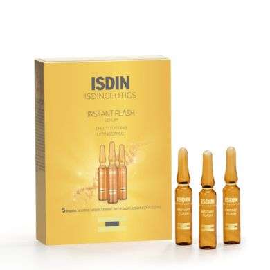 ISDIN ISDINCEUTICS INSTANT FLASH 5 AMPOULES Parapharmacie prix Maroc