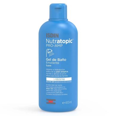 ISDIN NUTRATOPIC PRO AMP GEL DE BAIN EMOLLIENT PEAUX 400 ML prix Maroc