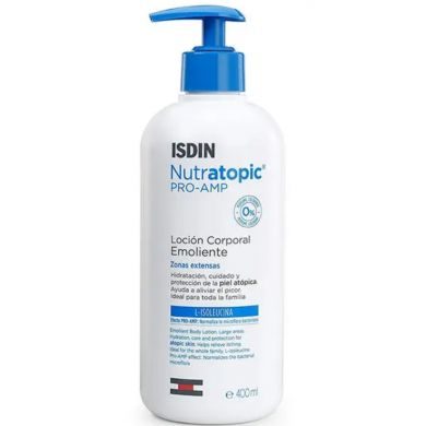 ISDIN NUTRATOPIC PRO AMP LOTION EMOLIENTE PEAU ATOPIQUE 400 ML Parapharmacie prix Maroc