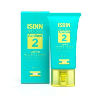 ISDIN TEEN SKIN ACNIBEN 2 GEL CREME POUR PEAUX GRASSE 40 ML Parapharmacie prix Maroc
