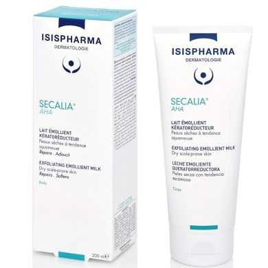 ISISPHARMA SECALIA A.H.A LAIT EMOLLIENT KERATOREDUCTEUR 200ML Parapharmacie prix Maroc