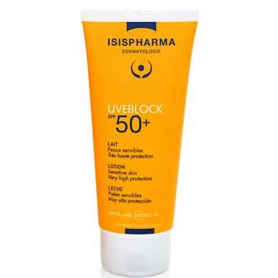 ISISPHARMA UVEBLOCK SPF 50+ LAIT PEAUX SENSIBLES 100ml Parapharmacie prix Maroc