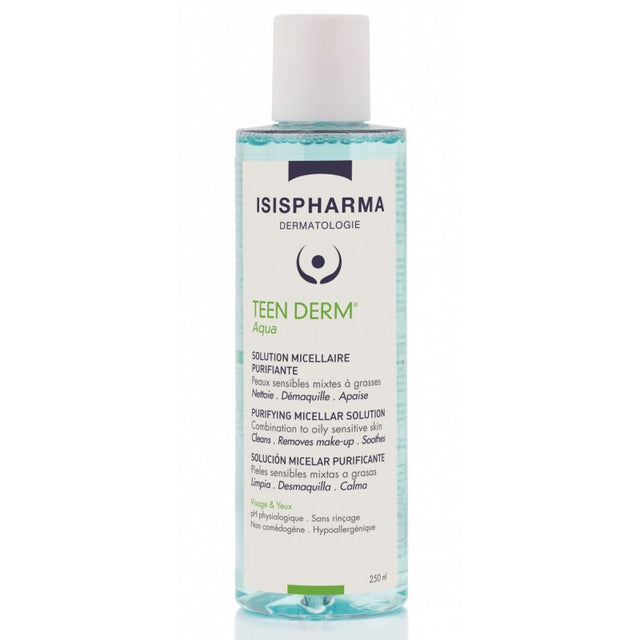 ISISPHARMA TEEN DERM aqua solution micellaire | 250 ml prix Maroc