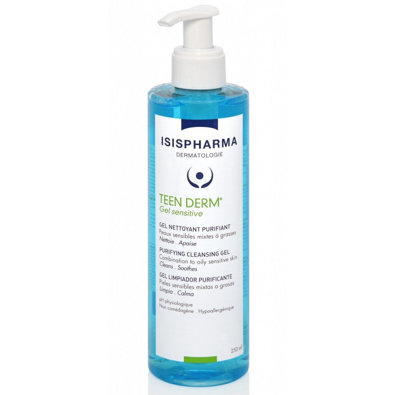 ISISPHARMA TEEN DERM gel sensitive | 250 ml prix Maroc