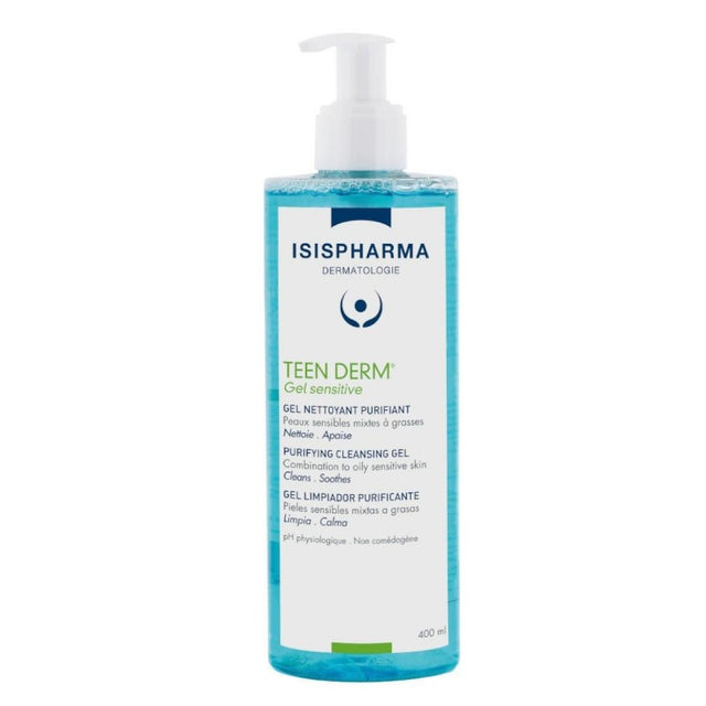 ISISPHARMA TEEN DERM gel sensitive | 400 ml prix Maroc