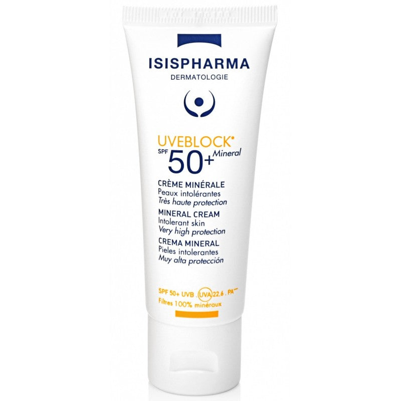 ISISPHARMA UVEBLOCK 50 crème minérale invisible spf 50+ | 40 ml prix Maroc