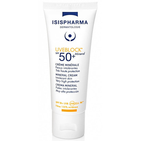 ISISPHARMA UVEBLOCK 50 crème minérale invisible spf 50+ | 40 ml prix Maroc