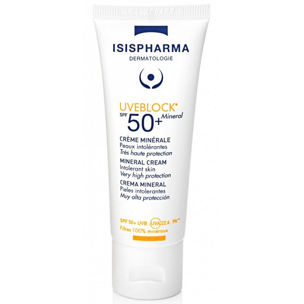 Isispharma Uveblock 50 Crème Minérale Invisible SPF 50+ 40 ml