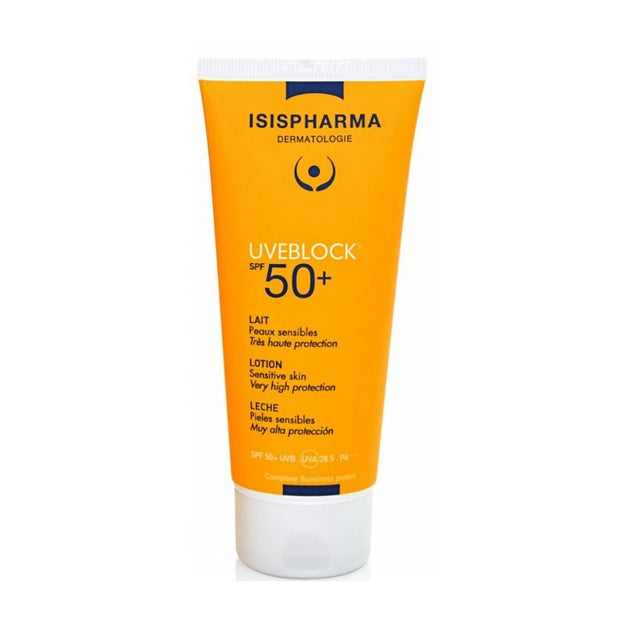 Isispharma Uveblock SPF 50+ Lait Peaux Sensibles 100 ml
