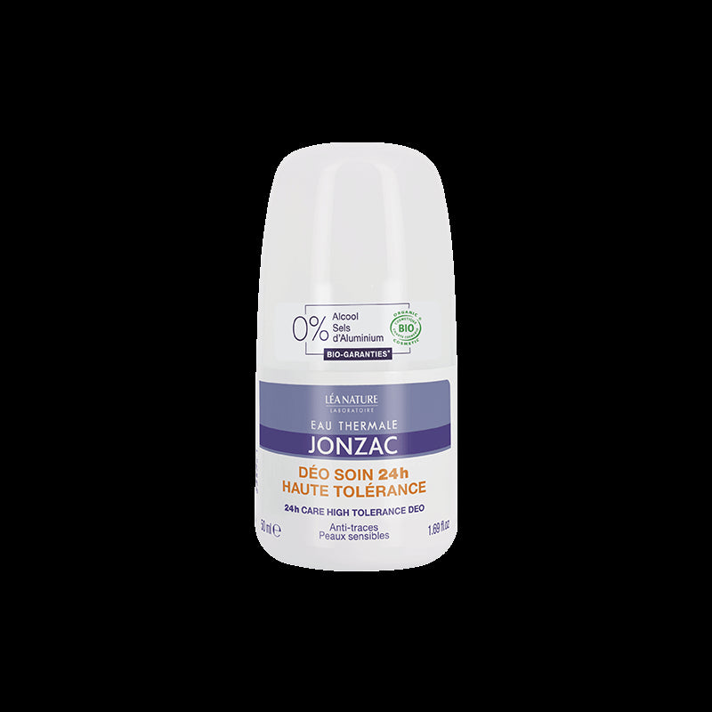 JONZAC déodorant Soin 24H haute tolérance BIO 50 ml