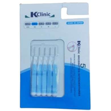 KIN KCLINIC BROSSETTES INTERDENTAIRES BLEU 0.8 MM 5 UNITES Parapharmacie prix Maroc