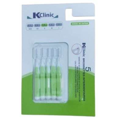 KIN KCLINIC BROSSETTES INTERDENTAIRES VERT 1.0 MM 5 UNITES prix Maroc