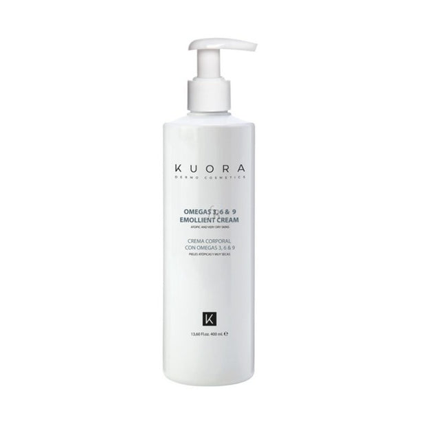 Kuora Creme Emolliente Omega 3 6 et 9 Peaux Sensibles Secs et