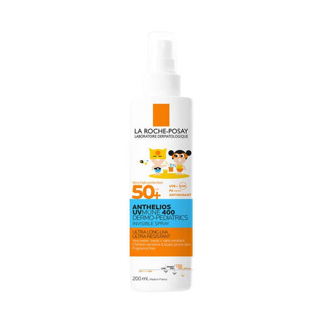 La Roche-Posay Anthelios UVMune 400 Dermo-pédiatrics Spray Invisible SPF50+ | 200 ml prix Maroc
