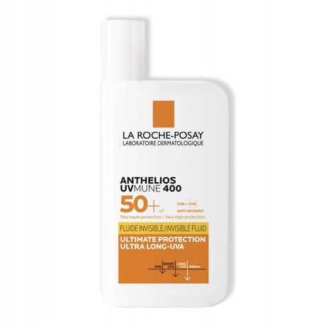 La Roche-Posay Anthelios UVMune 400 Fluide Invisible Solaire SPF50+ Peau Sensible | 50ml prix Maroc