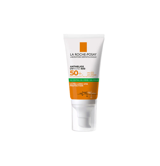 La Roche-Posay Anthelios UVMune 400 Oil Control Gel Crème Solaire Invisible | Peaux Normales À Mixtes | 50ml - prix Maroc