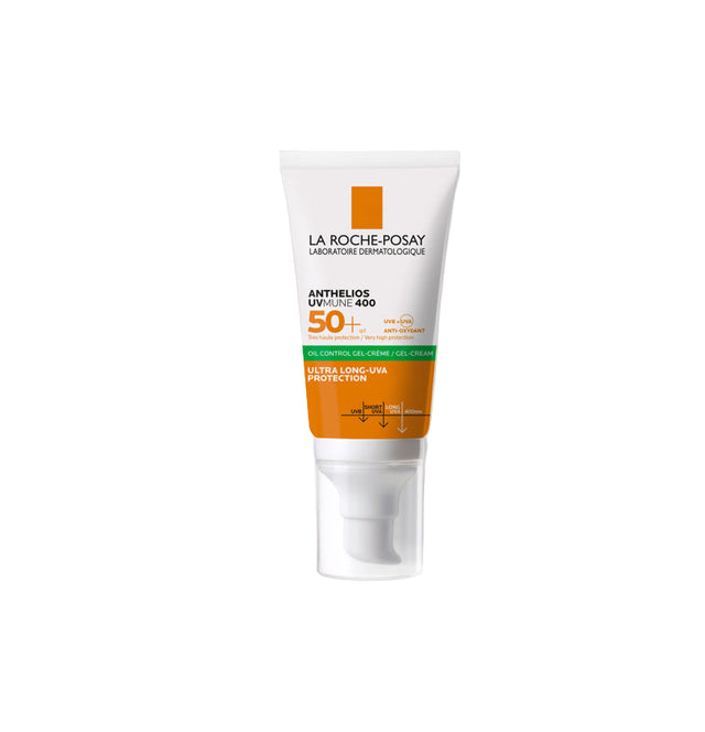 La Roche-Posay Anthelios UVMune 400 Oil Control Gel Crème Solaire Invisible | Peaux Normales À Mixtes | 50ml prix Maroc