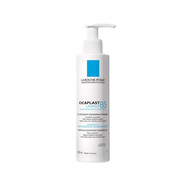 La Roche-Posay Cicaplast B5 Gel Lavant Peau Irritée et Fragilisée | 200ml prix Maroc