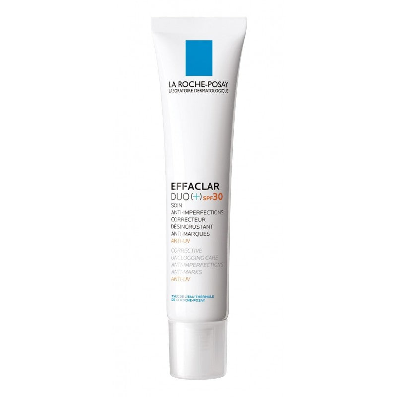 La Roche-Posay Effaclar Duo+ Soin Anti-Imperfections SPF30 Peau Grasse Acnéique | 40ml - prix Maroc