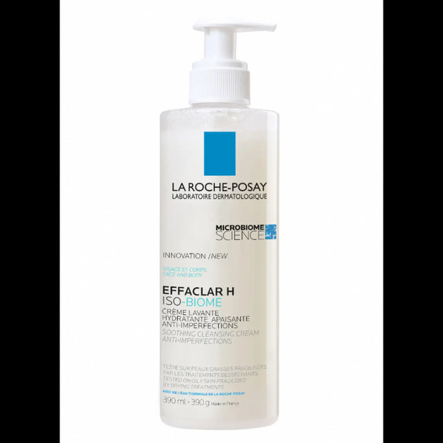 La Roche-Posay Effaclar H ISO-BIOME crème lavante | 390 ml prix Maroc