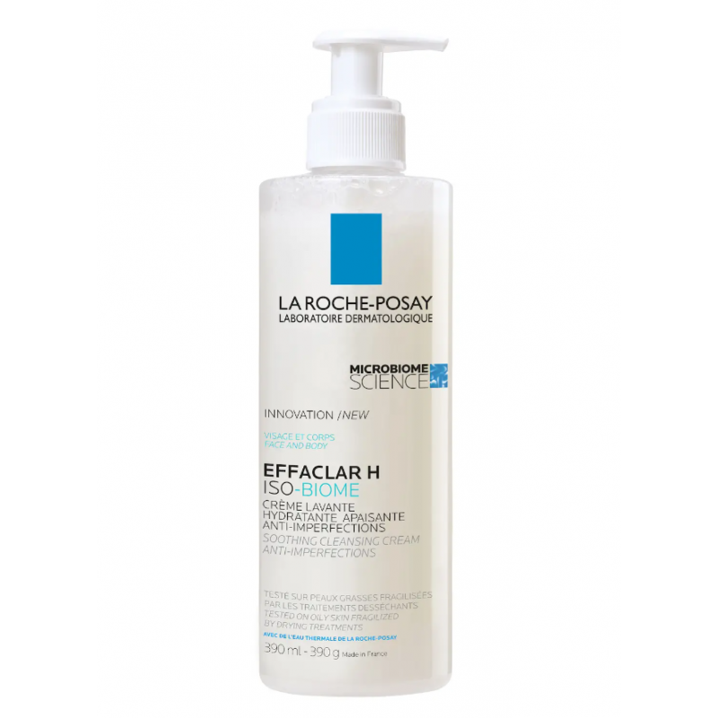 La Roche-Posay Effaclar H Iso-Biome Crème Lavante 390 ml