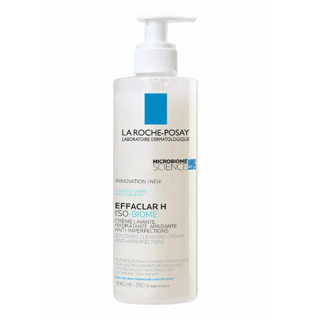 La Roche-Posay Effaclar H Iso-Biome Crème Lavante 390 ml