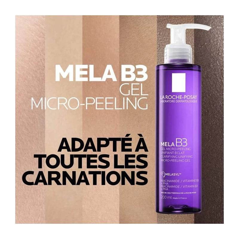 Résultats La Roche-Posay Mela B3 Gel Micro Peeling Anti-Tâches 200ml Maroc