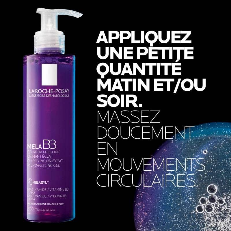 Texture La Roche-Posay Mela B3 Gel Micro Peeling Anti-Tâches 200ml Maroc