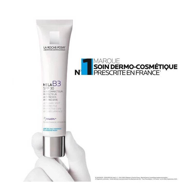 Bénéfices La Roche-Posay Mela B3 SPF30 Soin Correcteur Protecteur Anti-Tâches 40ml Maroc