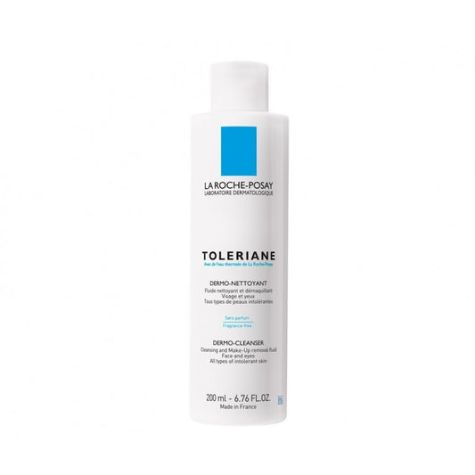La Roche-Posay Toleriane Dermo-Nettoyant Fluide Démaquillant Peau Intolérante | 200ml - prix Maroc