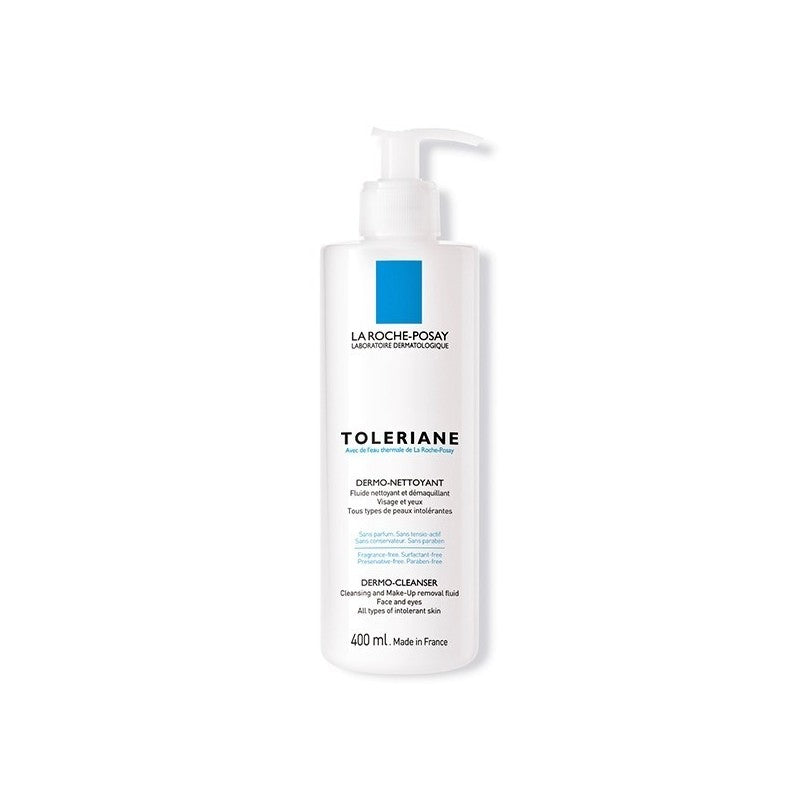 La Roche-Posay Toleriane Dermo-Nettoyant Fluide Démaquillant Peau Intolérante | 400ml prix Maroc